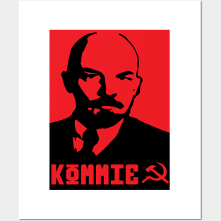 Red Lenin Posters and Art